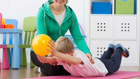 A child receiving treatment.